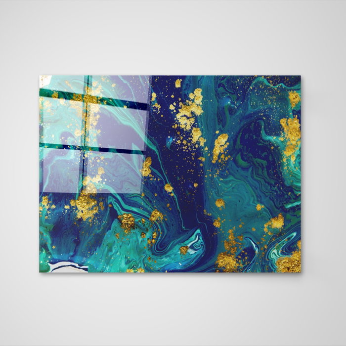 Wallity Cuadro Decorativo de Vidrio Templado Multicolor 70 x 100 cm